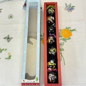 Disney Rare Collectible Y2K Nightmare Before Christmas Holiday Ornament Set of 7